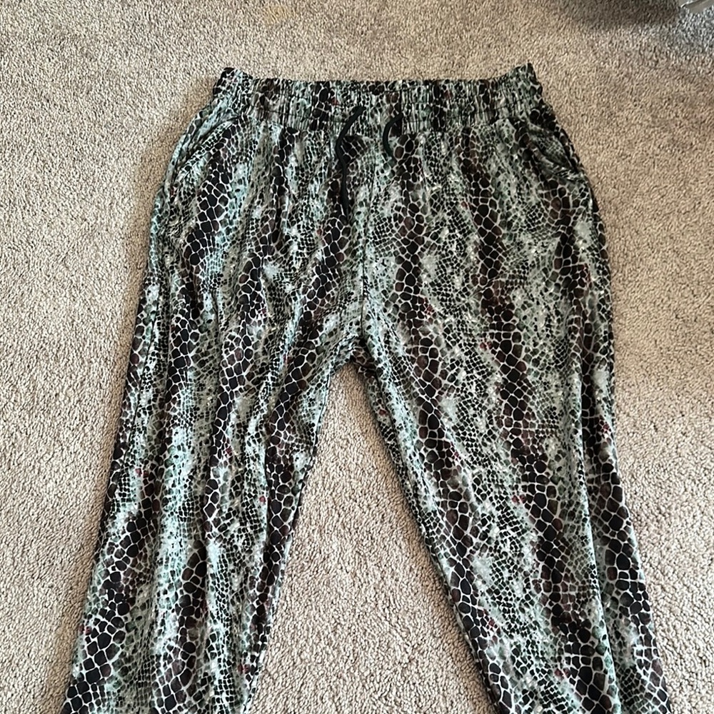 Snake Print Pants